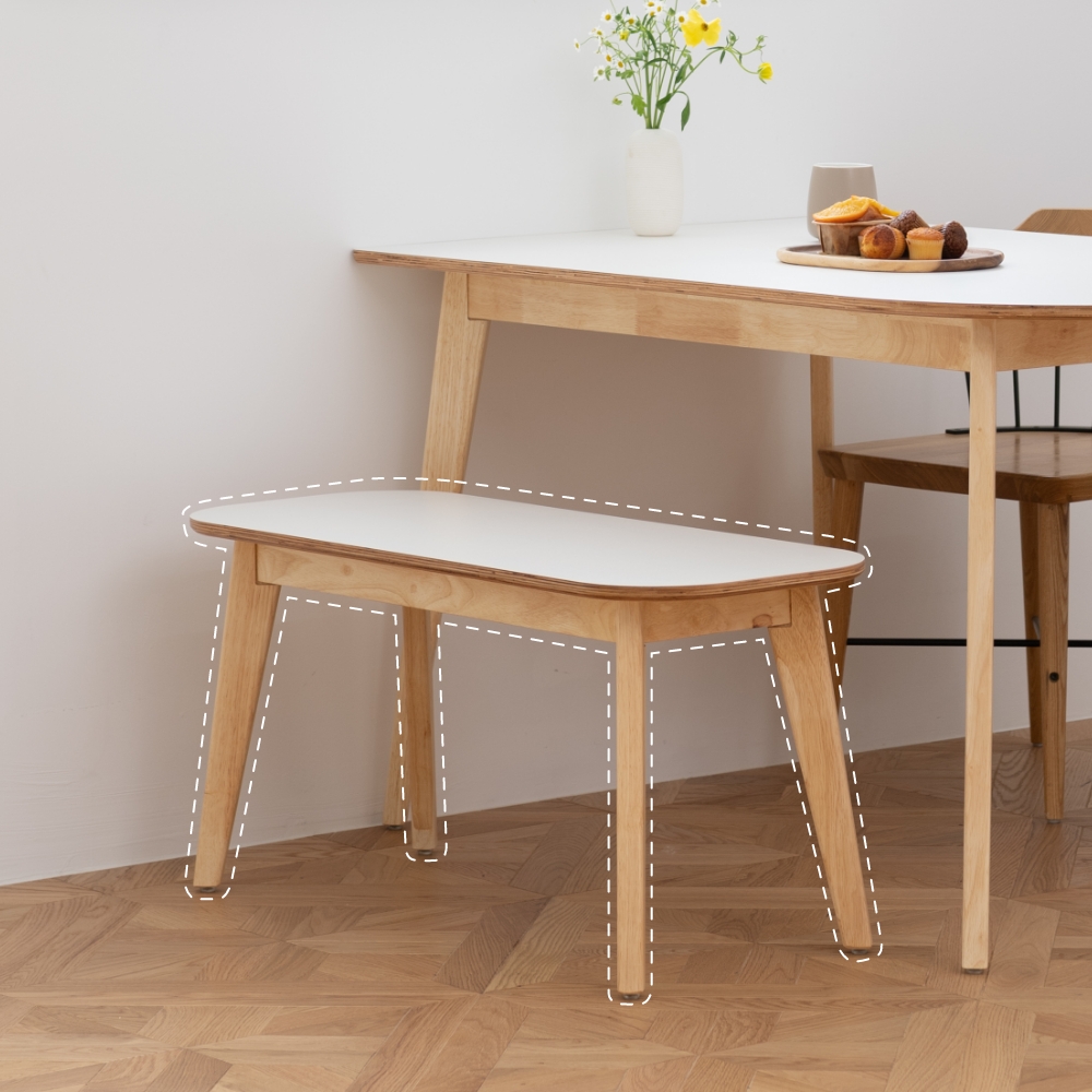 동서가구 시에르 HPM 유칼립투스 원목 식탁 벤치 DF924966