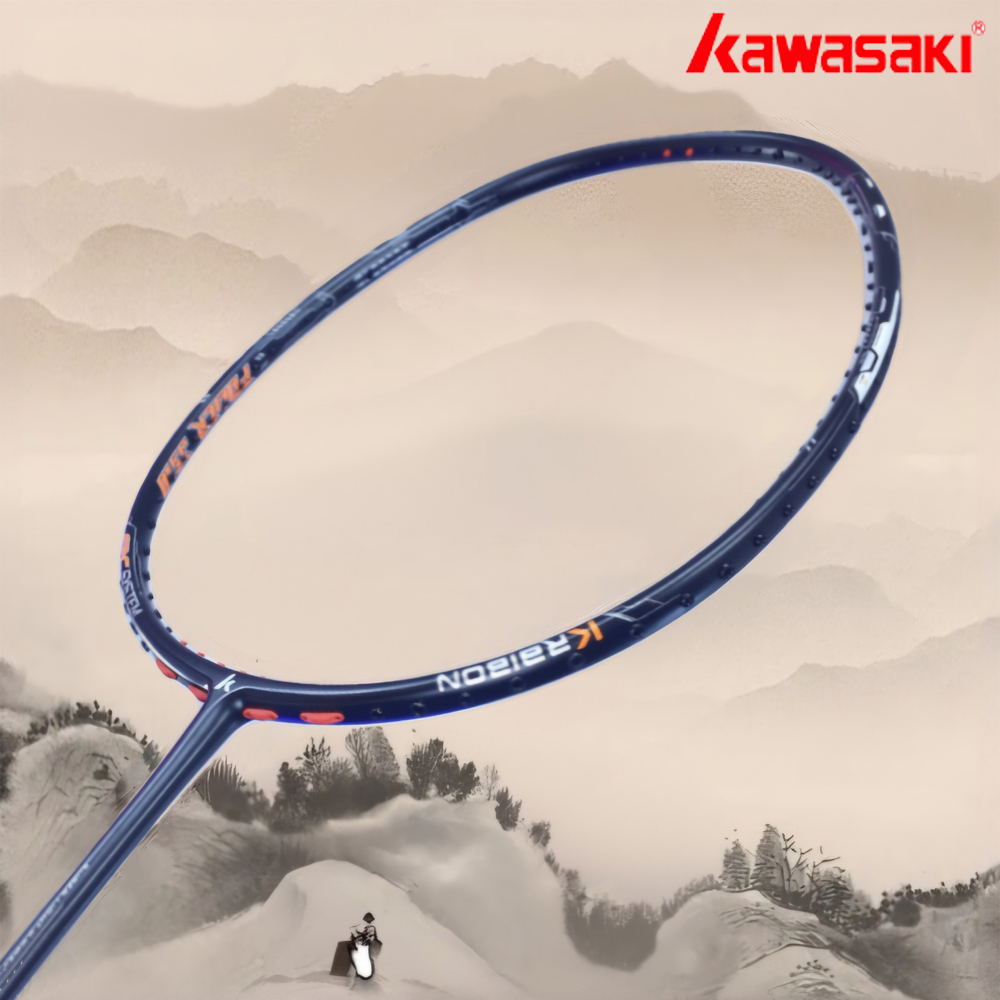 가와사키 배드민턴라켓 파워3270 가벼운 경량 공격형 카본 선수용 배드민턴채 - 상품 이미지
