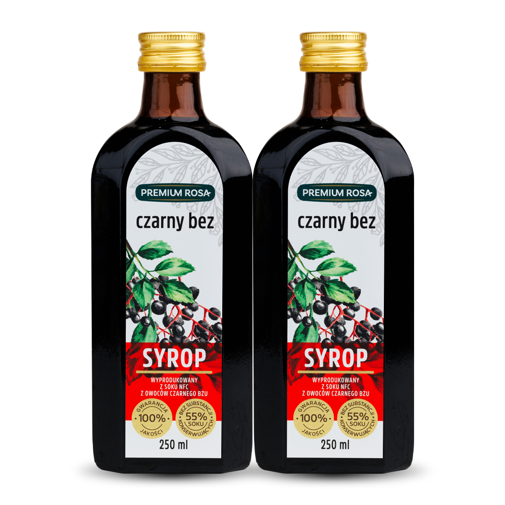 프리미엄로사 삼부커스 엘더베리 시럽 액상 유아 어린이 키즈 250ml 2병 - 상품 이미지