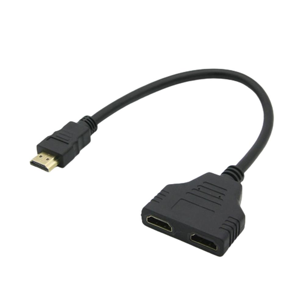 HDMI 분배기 케이블 Y형 2대1 선택 전환기 모니터 출력