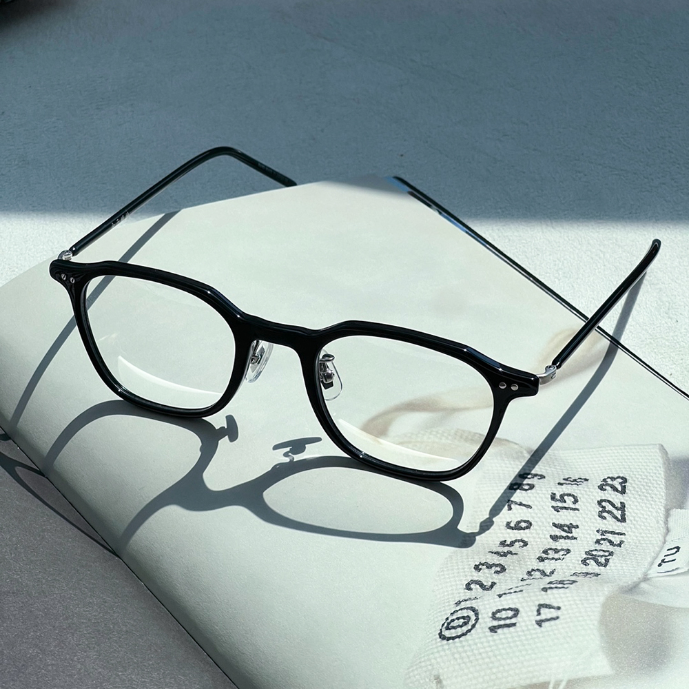 금자안경 KANEKO OPTICAL 가네코옵티컬 KA52 BK 여자 남자 사각 뿔테 - 상세 이미지 5