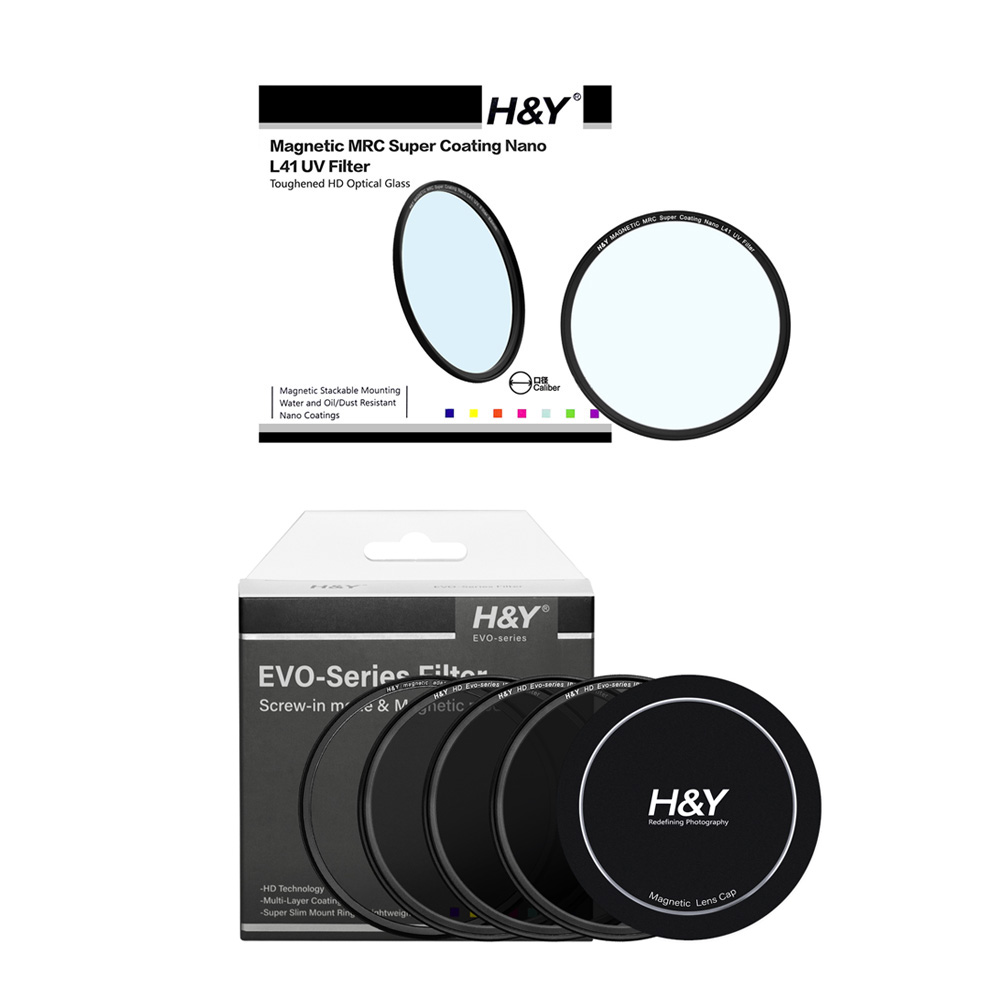 HNY HD MRC Nano L41 UV + IR ND8/16/32 Filter Kit 77mm 마그네틱 ND필터 - 상품 이미지