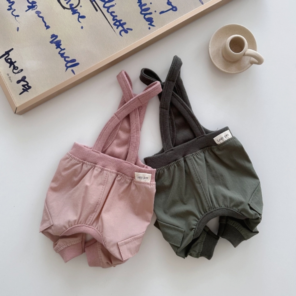 깅아지 멜빵옷 청멜빵 2xl 고양이 멜빵 조끼 반려견 사계절 - 상세 이미지 5