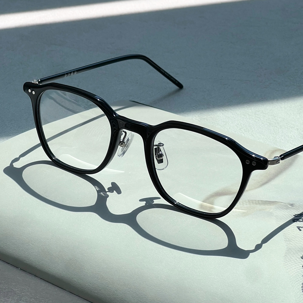금자안경 KANEKO OPTICAL 가네코옵티컬 KA52 BK 여자 남자 사각 뿔테 이미지 6