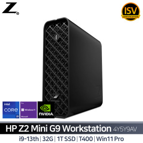 HP Z2 Mini G9 R 워크스테이션 4Y5Y9AV i9_T400 (i9-13900/16G/512G/T400/Win11Pro)(RAM 32GB 구성+SSD 1TB 변경)