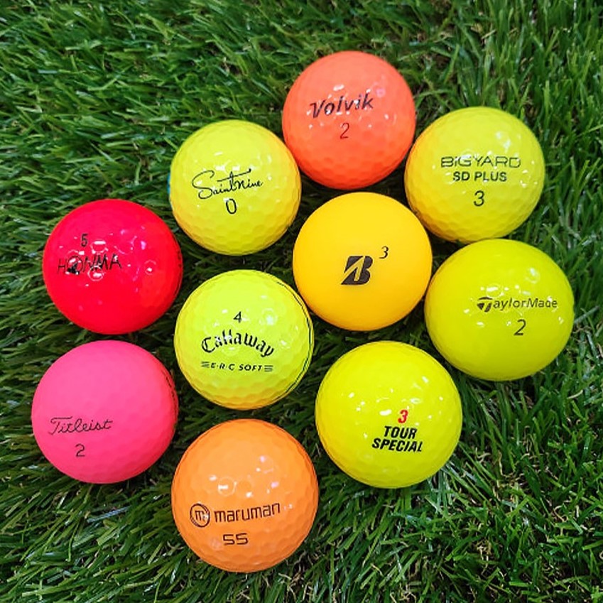 유명 로스트볼 로스트 골프공 A 컬러 10구