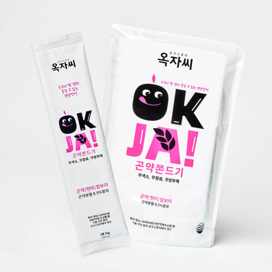 옥자씨곤약쫀드기 살안찌는간식 어른야식 쫀득이 낱개포장 쫀디기 아이들간식 25g, 15개 이미지 2
