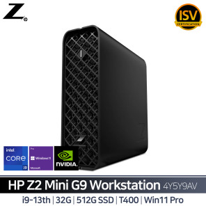 HP Z2 Mini G9 R 워크스테이션 4Y5Y9AV i9_T400 (i9-13900/16G/512G/T400/Win11Pro)(RAM 32GB 구성)