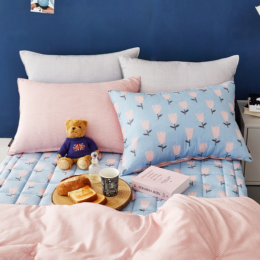 면카페트 거실패드 국내산 워셔블 미끄럼방지 소형 중형 방바닥 누빔 블루 카페트 패드 SS