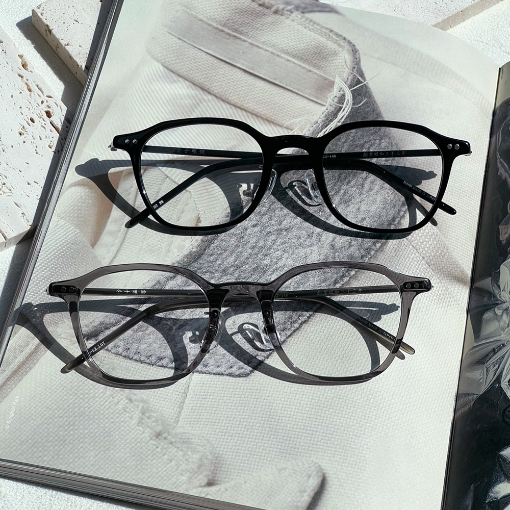 금자안경 KANEKO OPTICAL 가네코옵티컬 KA52 BK 여자 남자 사각 뿔테 이미지 7
