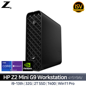 HP Z2 Mini G9 R 워크스테이션 4Y5Y9AV i9_T400 (i9-13900/16G/512G/T400/Win11Pro)(RAM 32GB 구성+SSD 2TB 변경)