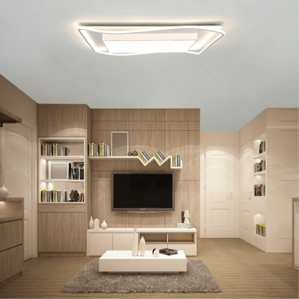무료+당일발송 국산 LED 거실등 사각 인테리어 아파트 거실 조명 등 150W, 주광색/주백색 이미지 6