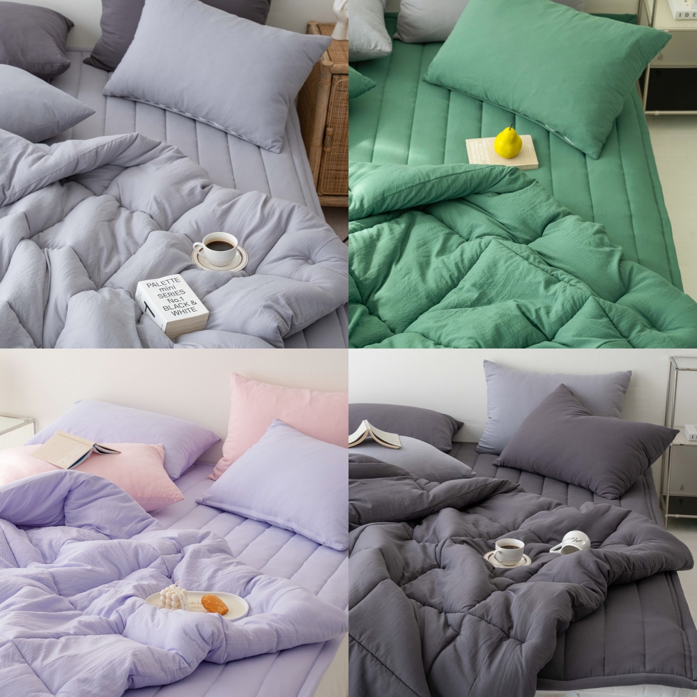 기숙사 차렵이불 알러지케어 봄 사계절 간절기 침구 슈퍼싱글 퀸 파스텔컬러