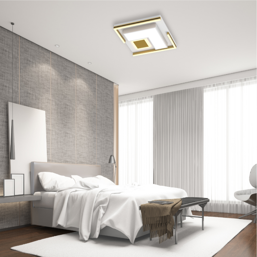 무료+당일발송 국산 LED 사각 안방등 방등 전등 60W, 주광색 - 상세 이미지 3