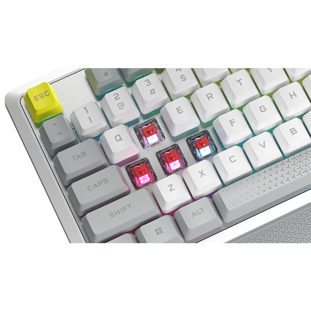 커세어 K70 RGB CORE SE WHITE 게이밍 기계식 키보드(신형) 골드키캡 에디션 - 상세 이미지 3