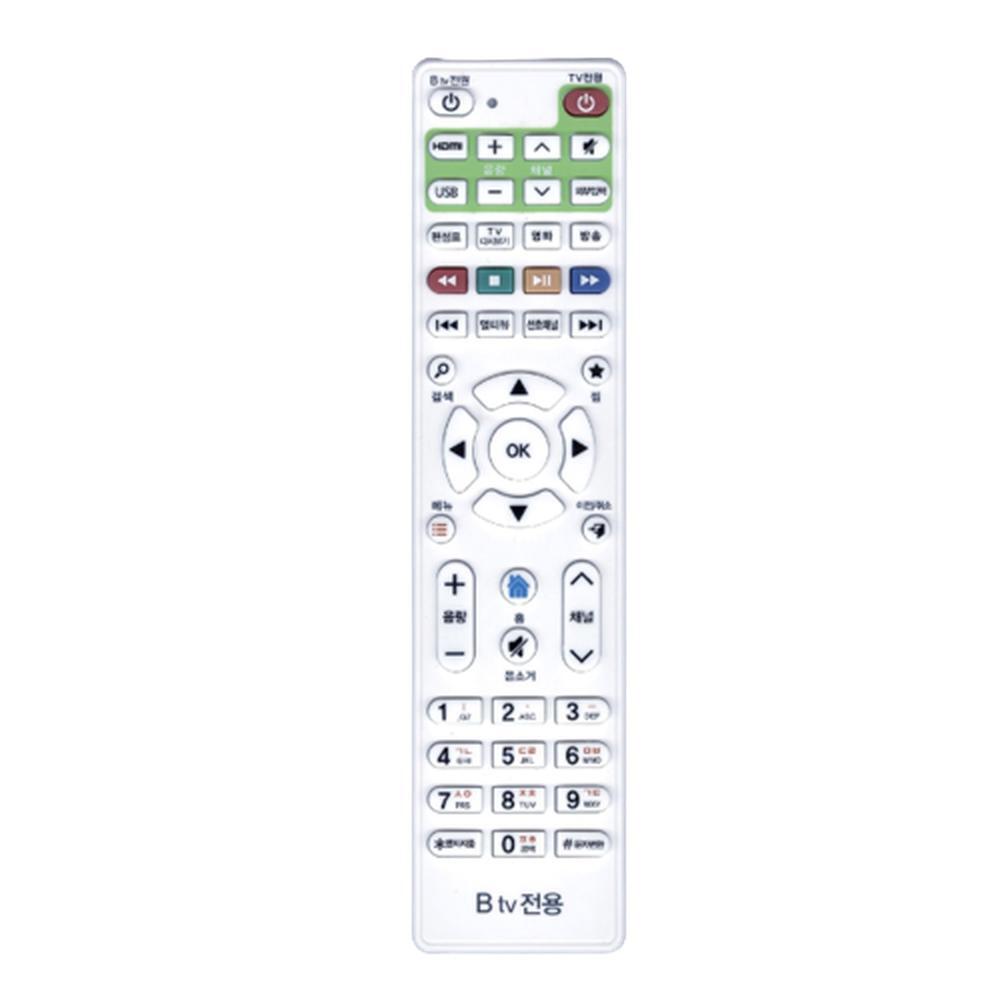 [호환] BTV 리모컨 삼성 LG TV 리모콘 화이트