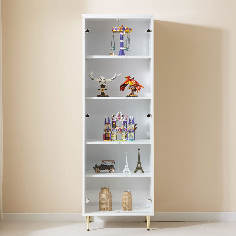 루아드 레고장식장 피규어장 건담 프라모델 유리 진열장 장식장 수납장 레고장