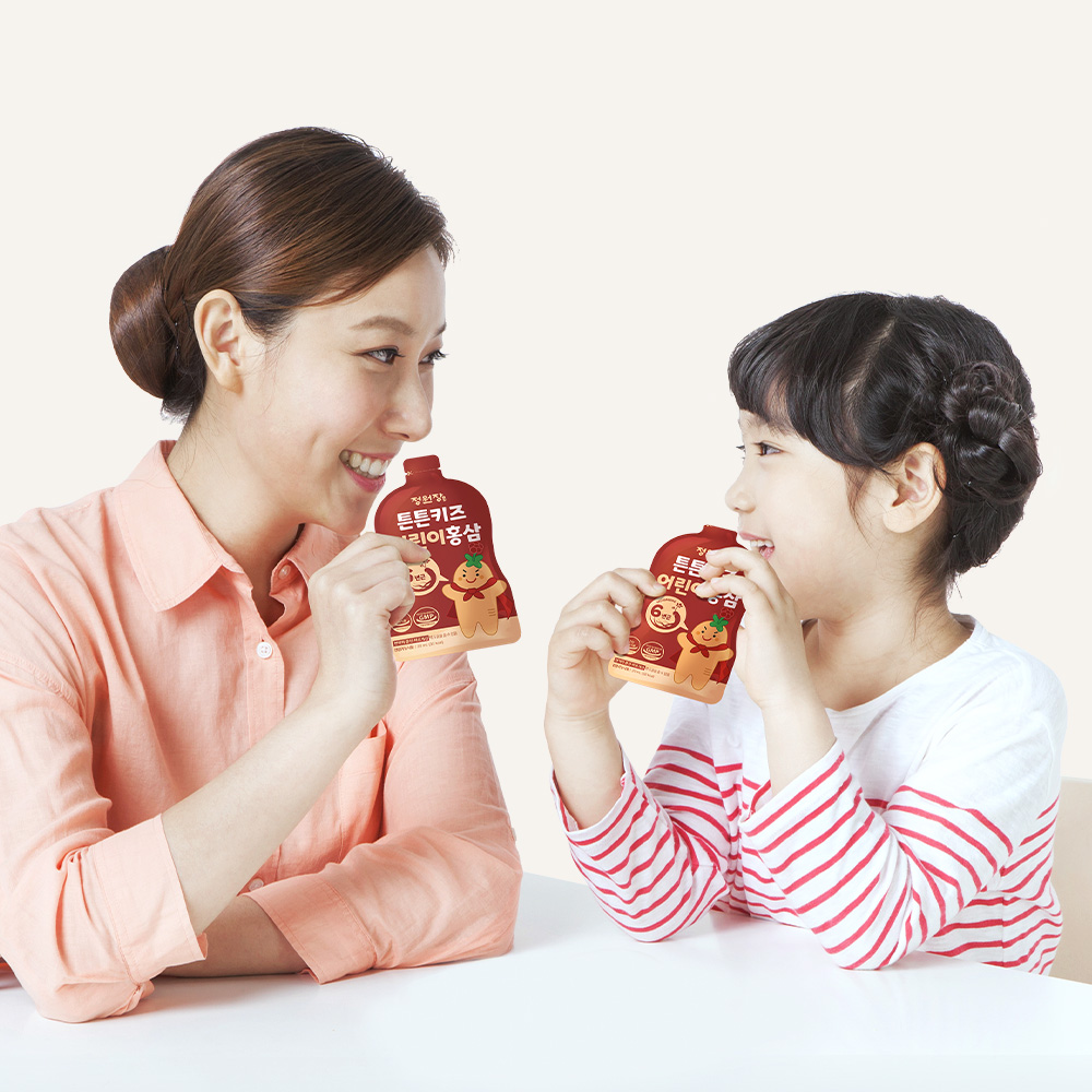 정원장 튼튼키즈 어린이 홍삼 망고맛 30포 키즈 초등학생 중학생 청소년 600g, 3개 이미지 2