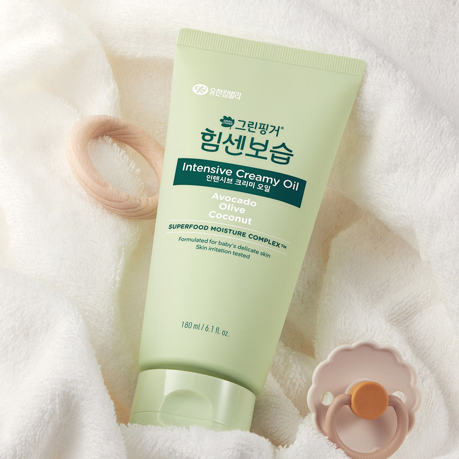 그린핑거 힘센보습 인텐시브 크리미오일 블루베리 바닐라향 180ml X 1EA /유아, 키즈, 어린이, 신생아 - 상세 이미지 3