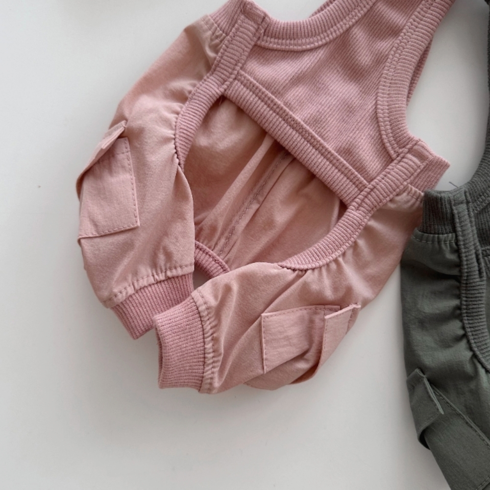 깅아지 멜빵옷 청멜빵 2xl 고양이 멜빵 조끼 반려견 사계절 이미지 8