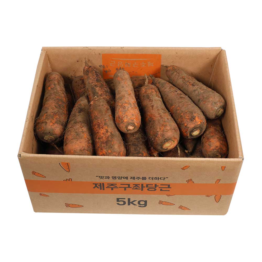 제주도 구좌 당근 3kg 5kg 10kg 흙 세척 주스용