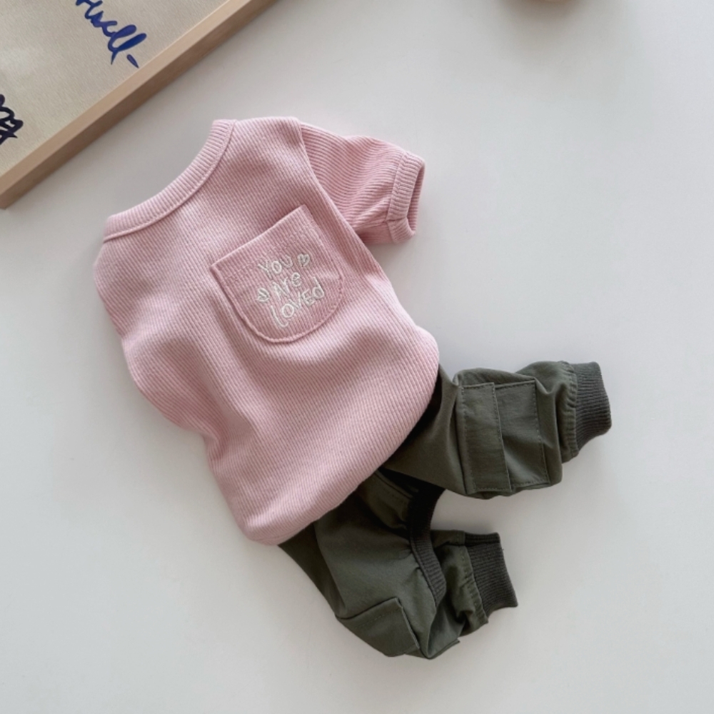깅아지 멜빵옷 청멜빵 2xl 고양이 멜빵 조끼 반려견 사계절 - 상세 이미지 4