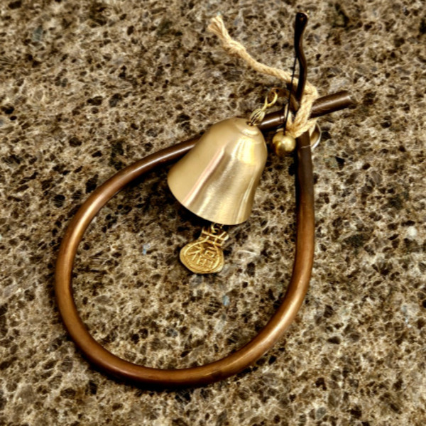 쿠칭아일랜드 더커진 프리미엄 오복삼재막이 소코뚜레 현관종 풍경종