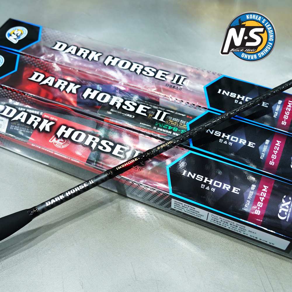 NS 다크호스2 인쇼어 S-842M 농어 광어 삼치 우럭 낚시대 - 메인 이미지