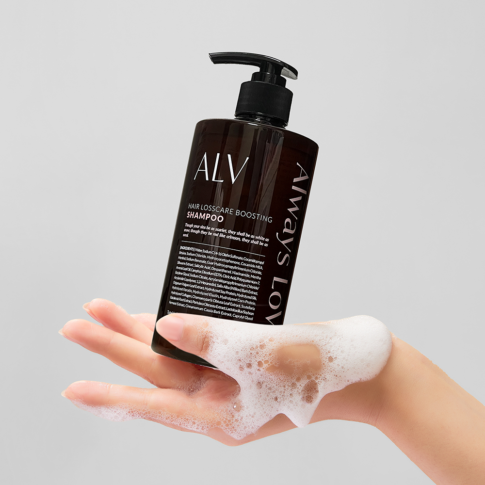 ALV샴푸 임산부 출산후 민감한 두피 저자극 탈모완화 기능성 샴푸(500ML) 에이엘브이 - 상세 이미지 3