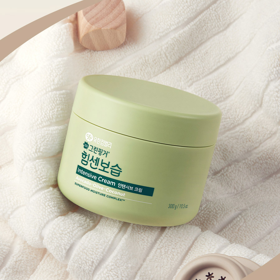 그린핑거 힘센보습 인텐시브 크림 블루베리 바닐라향 300g x 1EA / 고보습,어린이, 키즈, 로션,크림, 스킨케어,촉촉한, 신생아 - 상세 이미지 3