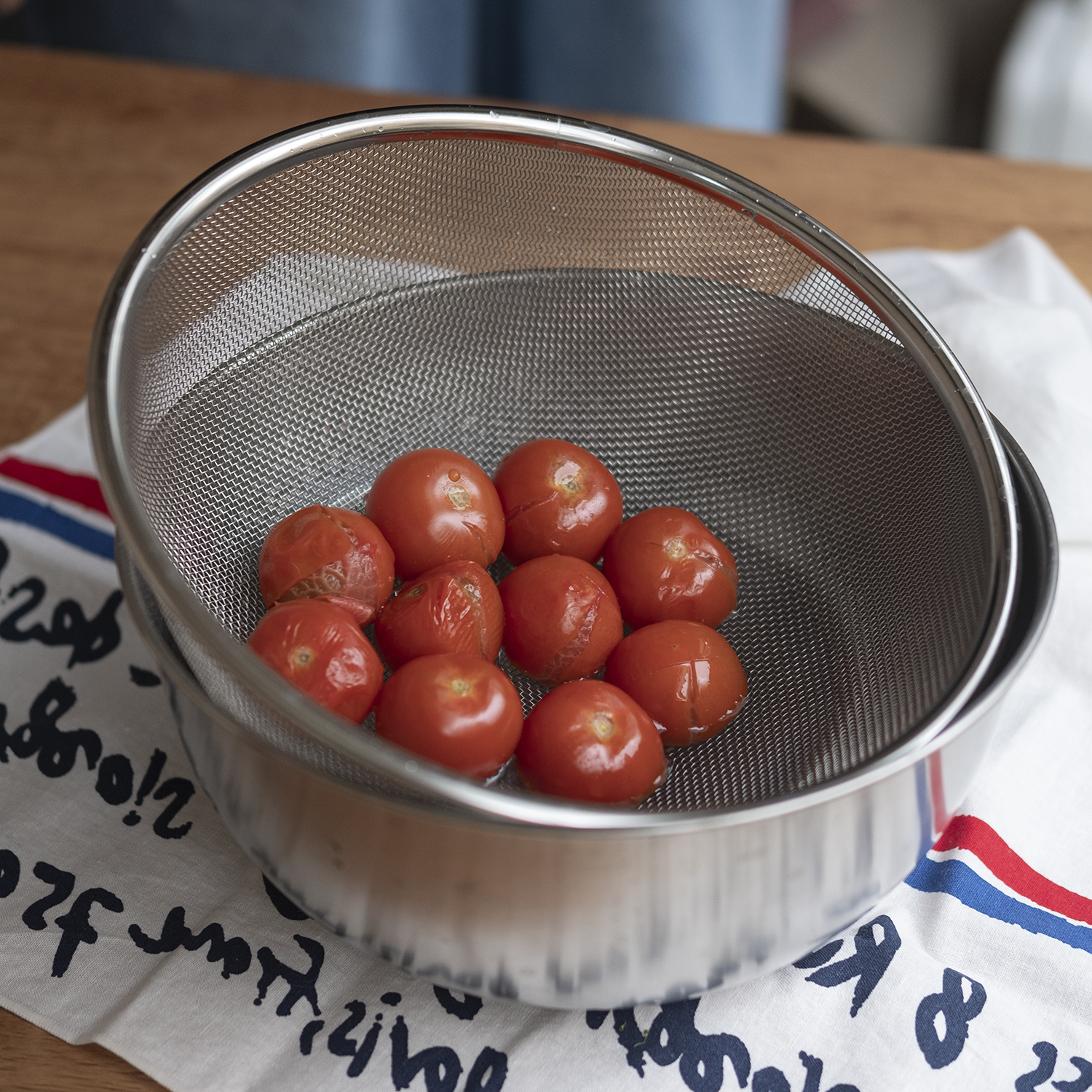 빌라트 스텐 믹싱볼 & 채반 세트 24cm 이미지 6