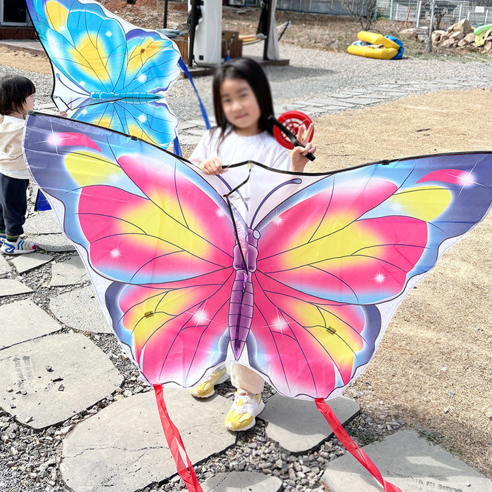대형 나비연 가오리연 연날리기세트 옛날 전통 전래놀이 캠핑놀거리 - 상세 이미지 2
