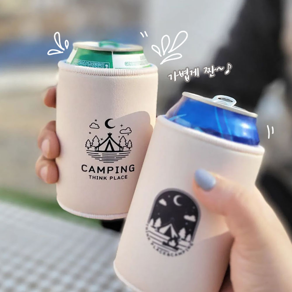 캔맥주홀더 아이스컵받침 얼음컵받침 캔쿨러 소주쿨러 캠핑용 이미지 8