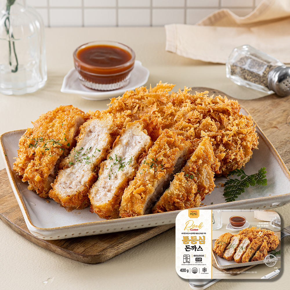 고급진 국내산 통 등심돈까스(냉동) 400g