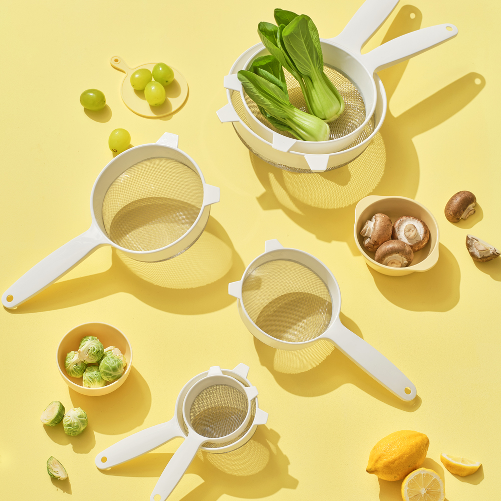 도블레 이유식 항균 거름망 베이킹 채반 채망 60mm 이유식초기 화이트