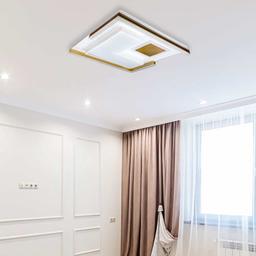 무료+당일발송 국산 LED 사각 안방등 방등 전등 60W, 주광색 - 상세 이미지 4