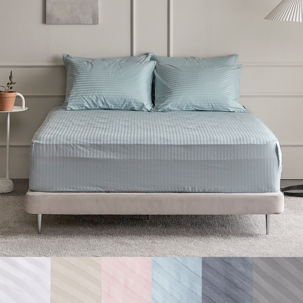 60수 순면100% 솔리드 호텔 매트리스커버 SS