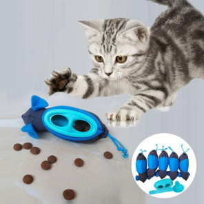 고양이 샤냥 놀이 간식 먹이 퍼즐 쥐 인형 장난감 5p 사냥 혼자 아기 쥐장난감 쥐돌이