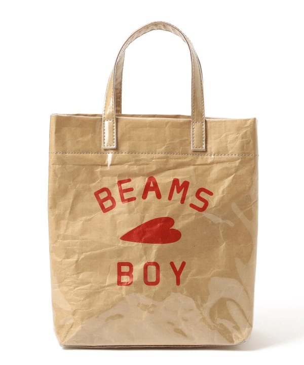 빔즈 보이 BEAMS BOY BB 로고 PVC 숍 토트백 핸드백 빔스 - 상세 이미지 5