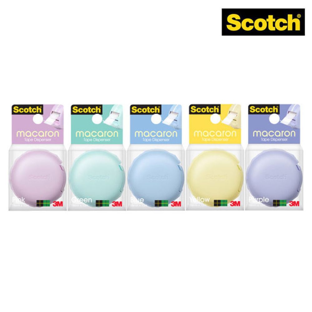 3m 스카치 매직 테이프 디스펜서 마카롱 테이프 리필 초등학생 다이소 테이프