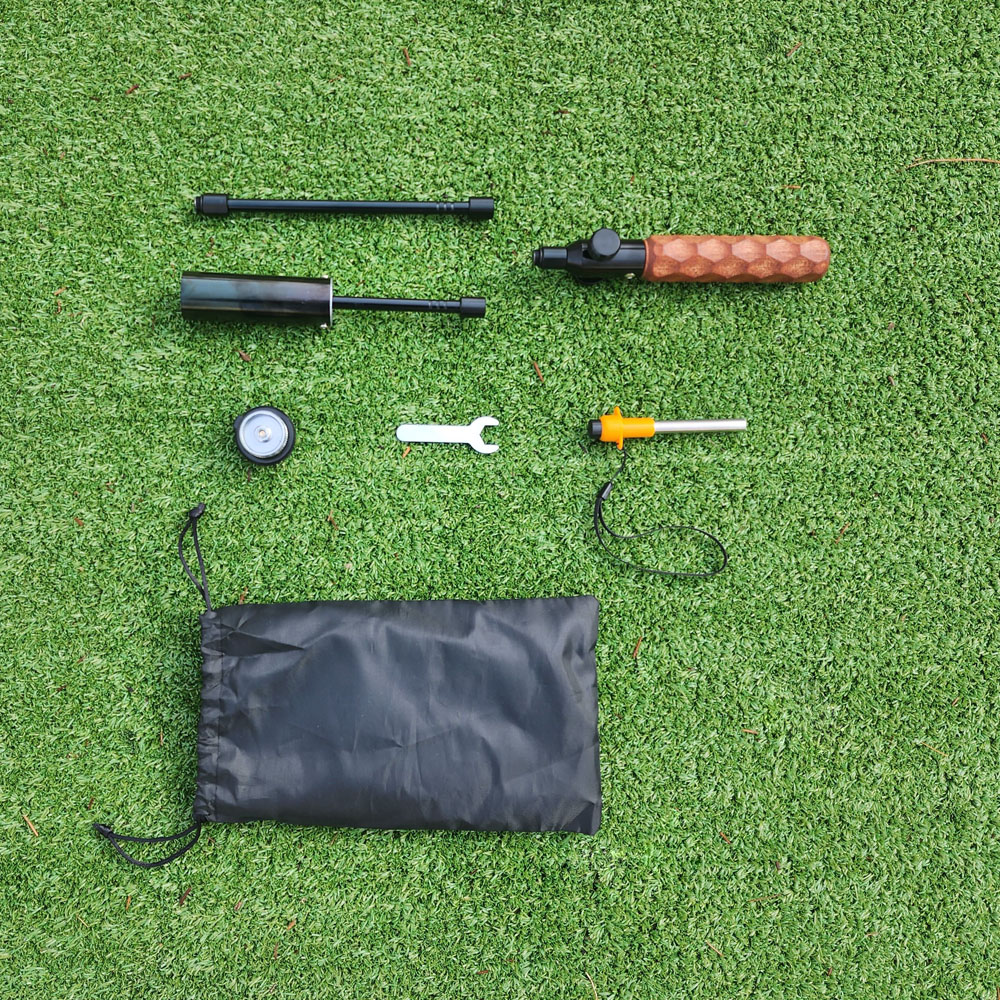 고급 3단 분리 롱가스토치 화력좋은토치 부탄가스어뎁터 파우치 점화기 포함