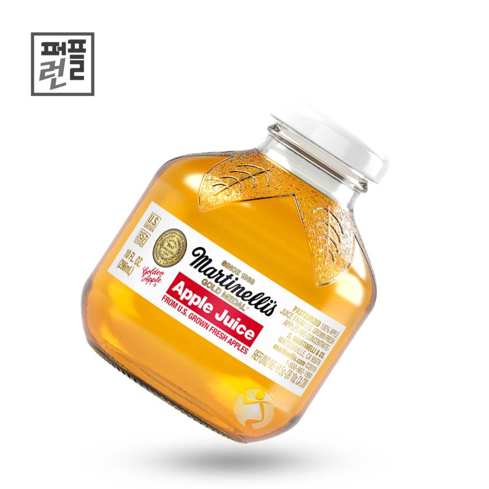 마르티넬리 골드메달 애플쥬스 296ml x 24병(둥근병)유리병 - 상세 이미지 5