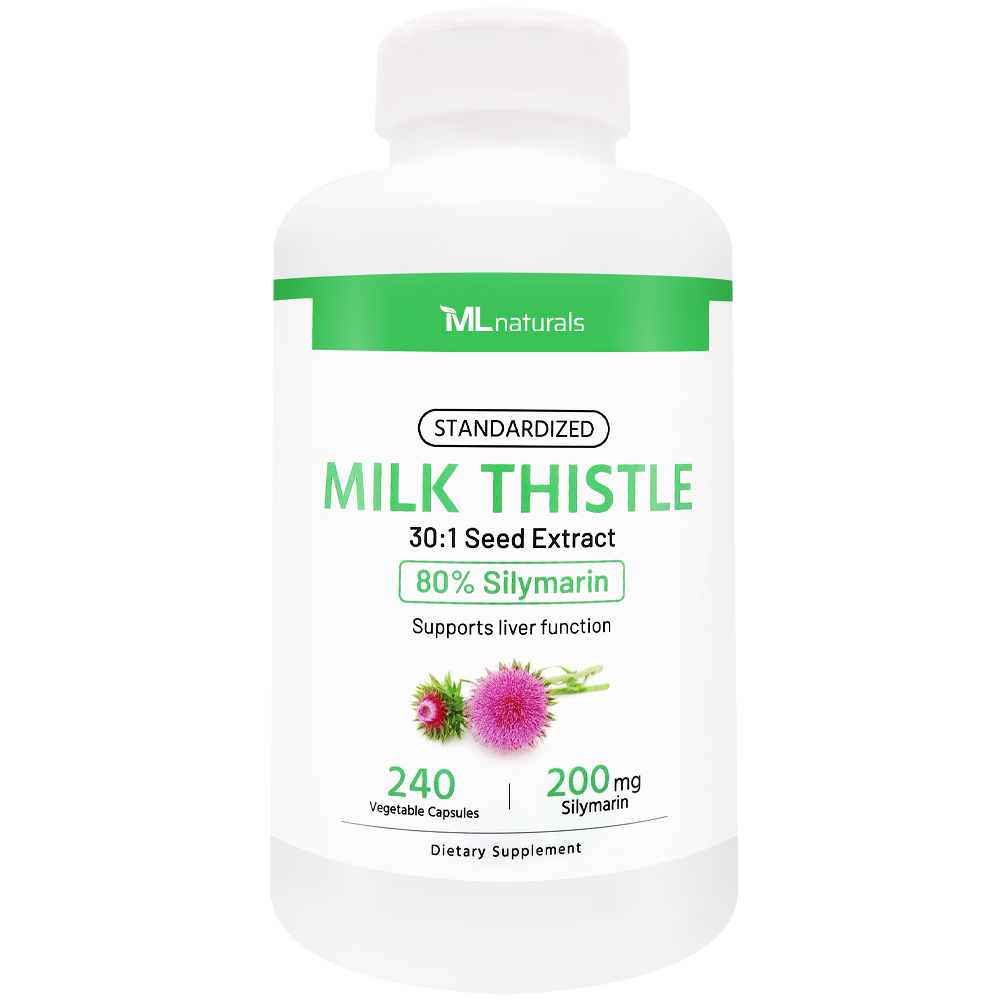 마이라이프 내추럴스 스탠다드 밀크씨슬 250mg 실리마린 200mg 240캡슐, 1개 - 메인 이미지