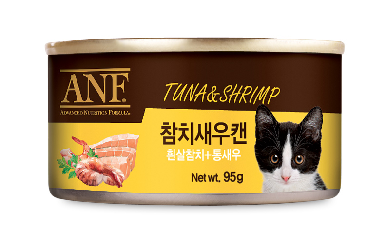 ANF 고양이 캔 참치&새우 95g - 상품 이미지