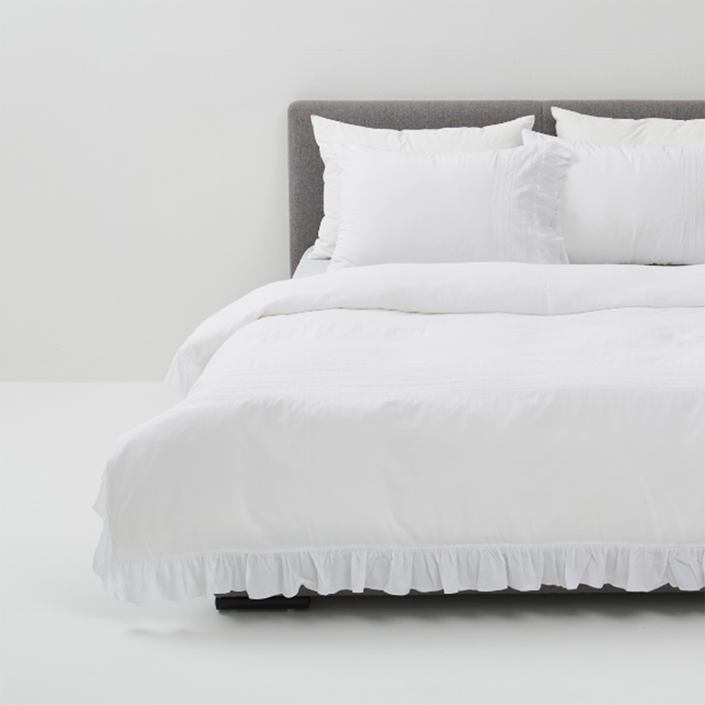 레노마 홈 레이라 자수 텐셀모달100% 홑겹이불커버 고급이불