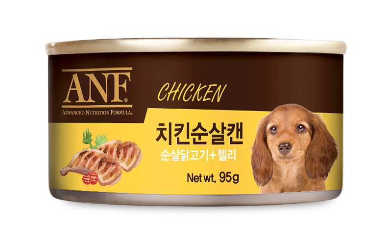 ANF 캔 강아지 치킨순살 95g - 상품 이미지