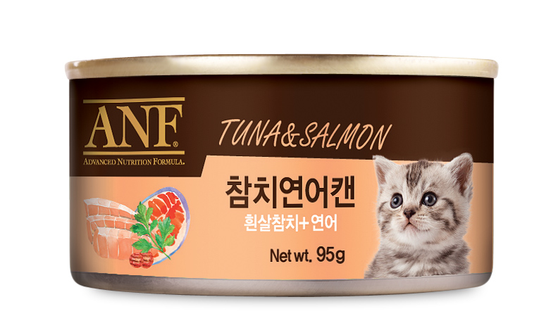 ANF 고양이 캔 참치&연어 95g - 상품 이미지