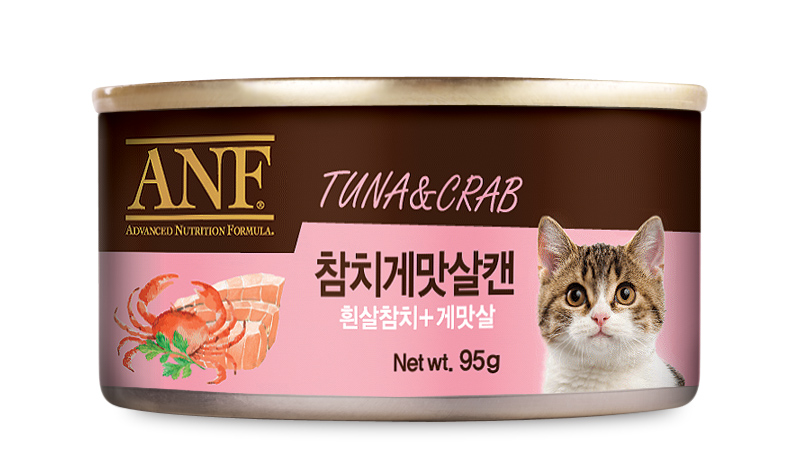ANF 고양이 캔 참치&게맛살 95g - 상품 이미지