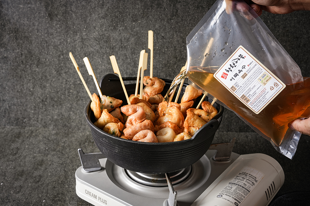 착한어묵 가마보꼬 수제 꼬치(100gX4개입) 모듬 사각어묵