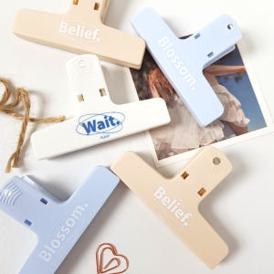 서류 집게 책집게 더블 페이퍼 클립 사무용 플라스틱 화이트 실사용 후기 | 효과 있을까? - 상품 이미지 1